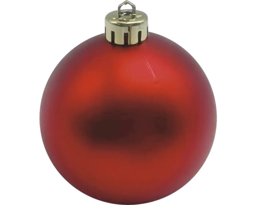 Rote Weihnachtskugel mit Aufhänger