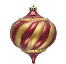 Boule de Noël avec structure torsadée comme décoration d''arbre de Noël