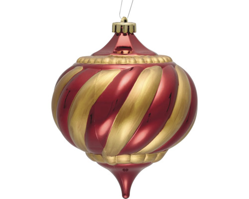 Boule de Noël avec structure torsadée comme décoration d''arbre de Noël
