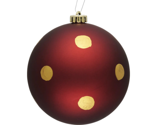 Boule de Noël à pois