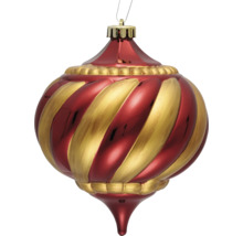 Boule de Noël avec motif torsadé