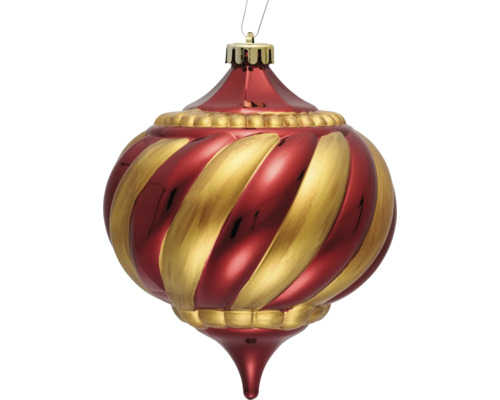 Boule de Noël avec motif torsadé