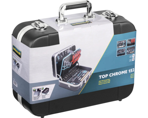 Technocraft Coffret à outils Top Chrome 152