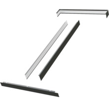 Baguettes d''éclairage métalliques à monter