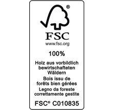 Label FSC: Bois issu de forêts bien gérées