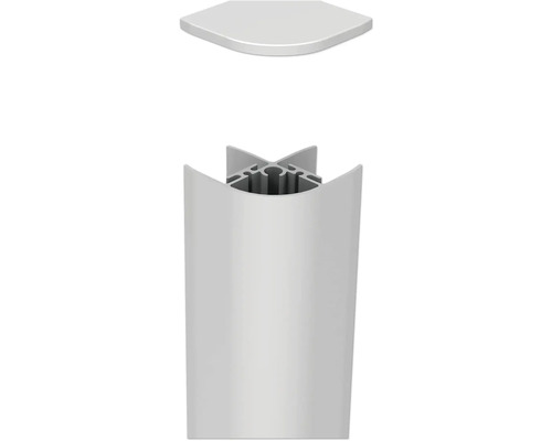 Profil d''angle en aluminium avec capuchon d''angle