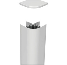Profilé d''angle en plastique avec embout