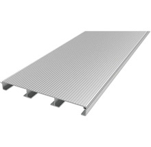 Lame de terrasse en aluminium avec rainures