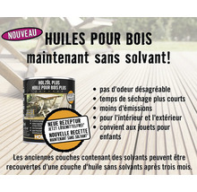 Huile pour bois Plus pour l''intérieur et l''extérieur