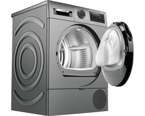 Bosch Wärmepumpentrockner mit geöffneter Tür