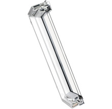 Querschnitt eines Kunststofffensters mit Doppelverglasung