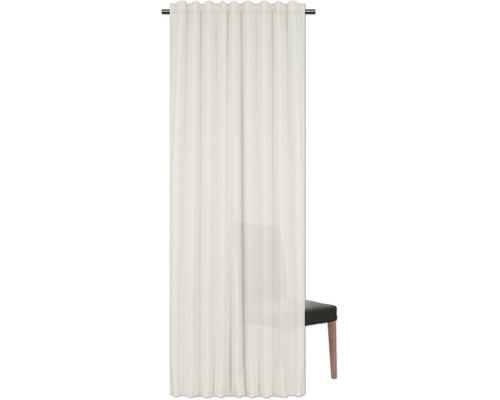 Rideau en tissu avec suspension à plis fronceurs