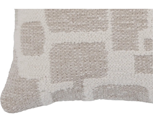 Coussin décoratif avec motif tissé