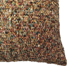 Coussin décoratif avec motif tissé grossier