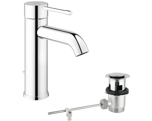 Waschtischarmatur mit Ablaufgarnitur