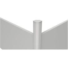 Poteau de garde-corps en métal avec deux supports