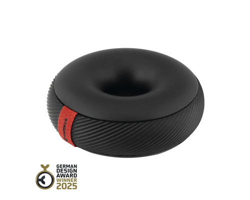Schwarzer Tischaschenbecher mit Auszeichnung German Design Award Winner 2025