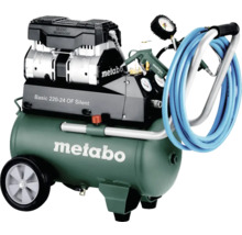 Compresseur Metabo Basic 220-24 OF Silent avec accessoires