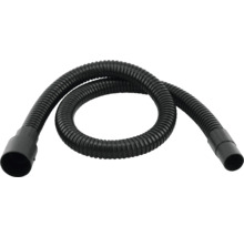 Schwarzer Staubsaugerschlauch aus Kunststoff