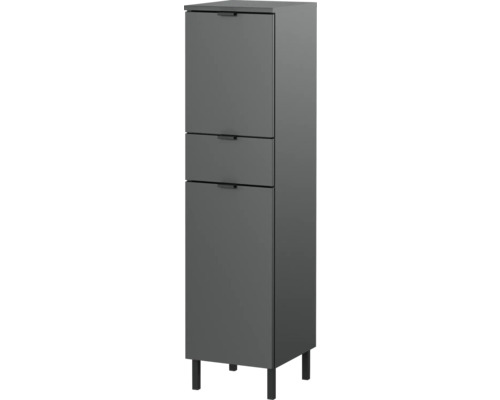 Hochschrank mit zwei Schubladen und einer Tür