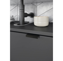 Meuble sous-lavabo avec robinet et étagère