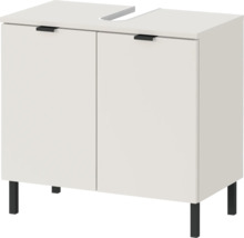 Waschbeckenunterschrank mit zwei Türen und Füssen