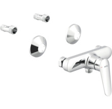 Mitigeur de douche apparent avec raccords en S et rosaces