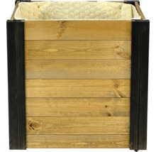 Holzpflanzkasten mit Pflanzfolie