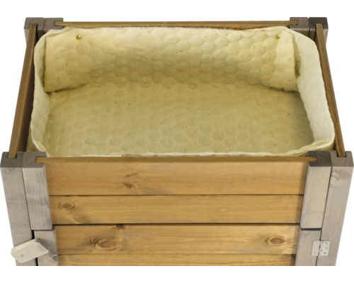 Holz-Hochbeet mit Innenfolie