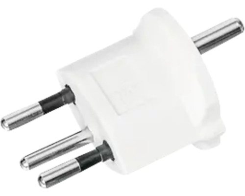 Schweizer Stecker mit drei Stiften