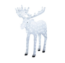 Dekorativer Elch mit Beleuchtung für den Aussenbereich