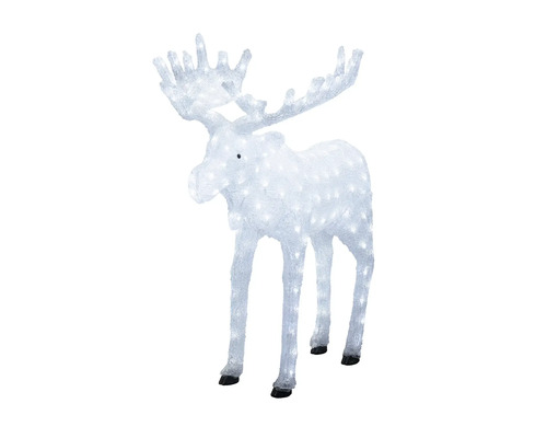 Dekorativer Elch mit Beleuchtung für den Aussenbereich