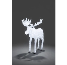 Dekorativer Elch mit Beleuchtung für den Innen- und Außenbereich