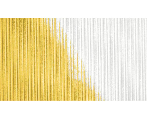 Gelb und Weiss gestreifte Tapete mit Textur