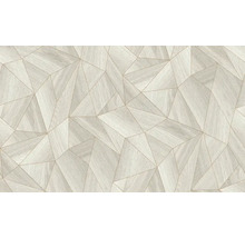 Papier peint avec motif géométrique en bois
