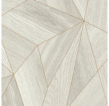 Papier peint avec motif géométrique en bois