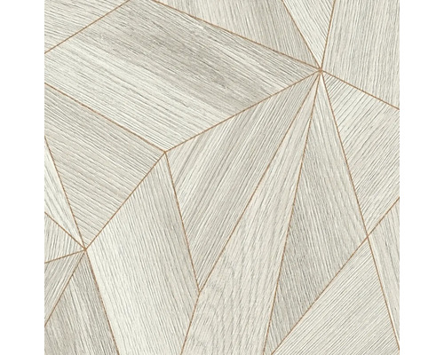 Papier peint avec motif géométrique en bois