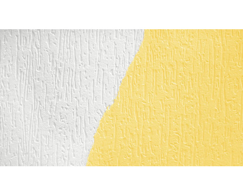 Papier peint à fibres grossières blanc et jaune