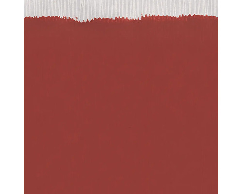 Rote Wandfarbe mit weissem Dekor