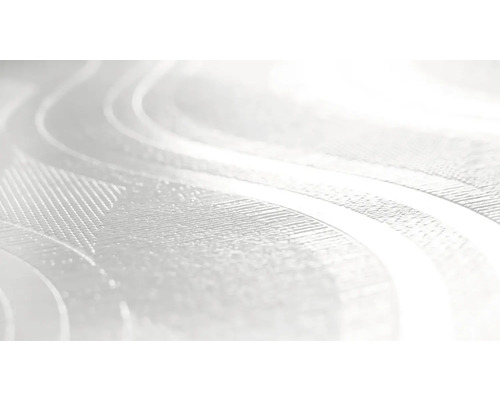 Gros plan d''un papier peint blanc avec motif ondulé