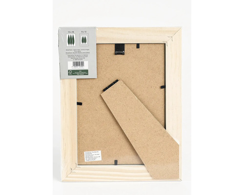 Cadre photo en bois avec support au dos