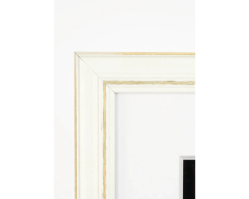 Gros plan d''un cadre photo blanc