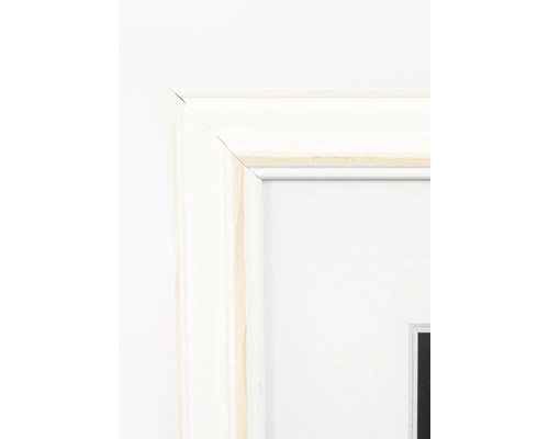 Detail eines Bilderrahmens aus Holz