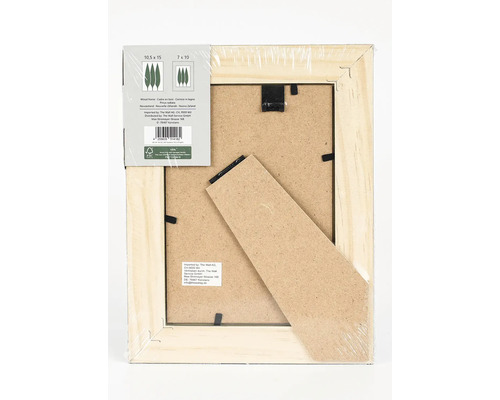 Holz Bilderrahmen mit Aufsteller auf der Rückseite
