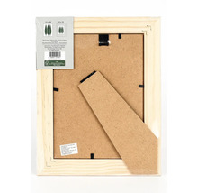 Cadre photo en bois avec support au dos