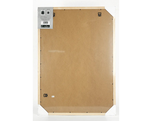 Arrière d''un cadre photo en bois avec suspension