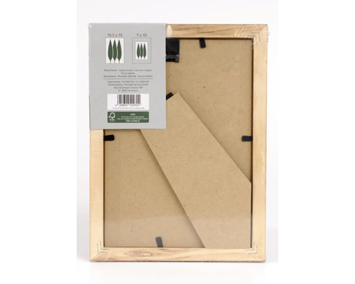 Cadre photo en bois avec support à l''arrière