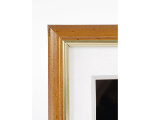 Fragment d''image d''un cadre photo en bois