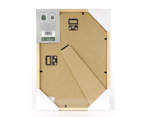 Dos d''un cadre photo avec crochet de suspension et support