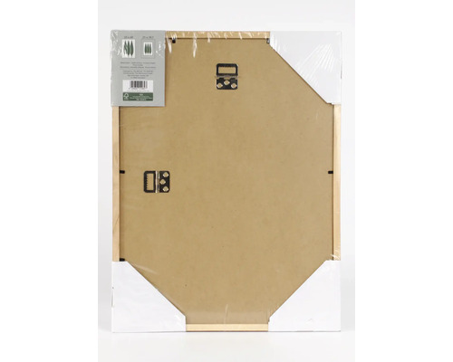 Arrière d''un cadre photo avec des crochets